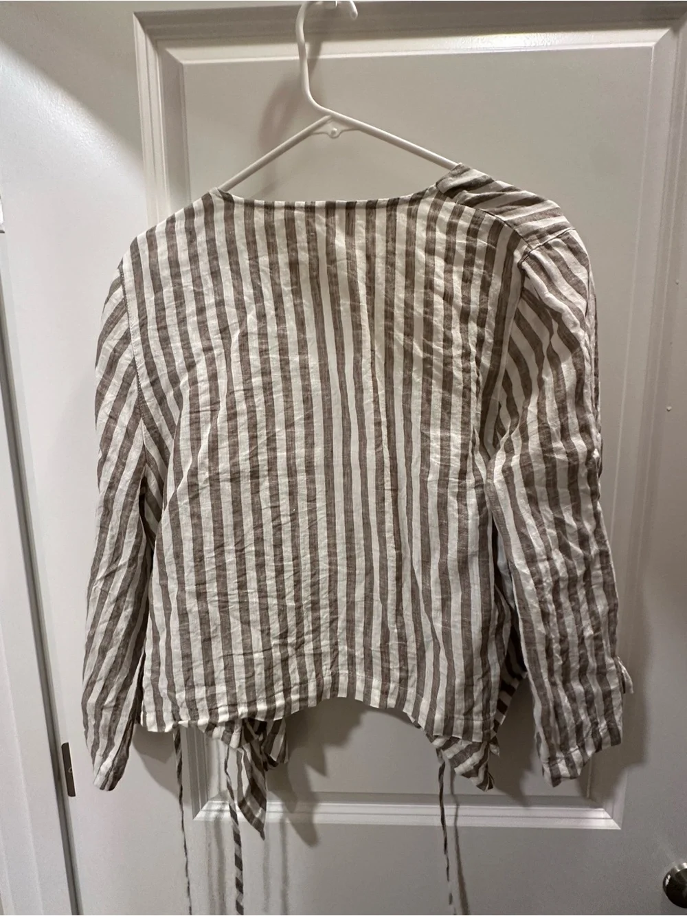 Linenfox wrap shirt